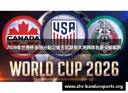 2026年世界杯名额分配公告方式及各大洲具体名额安排解析 2026年世界杯名额分配公告方式及各大洲具体名额安排解析